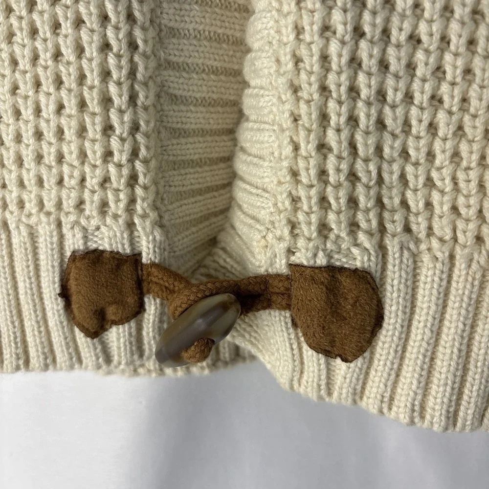 Gymboree Toddler 2t‎ Cream Toggle Knit Cardigan Sweater NEW